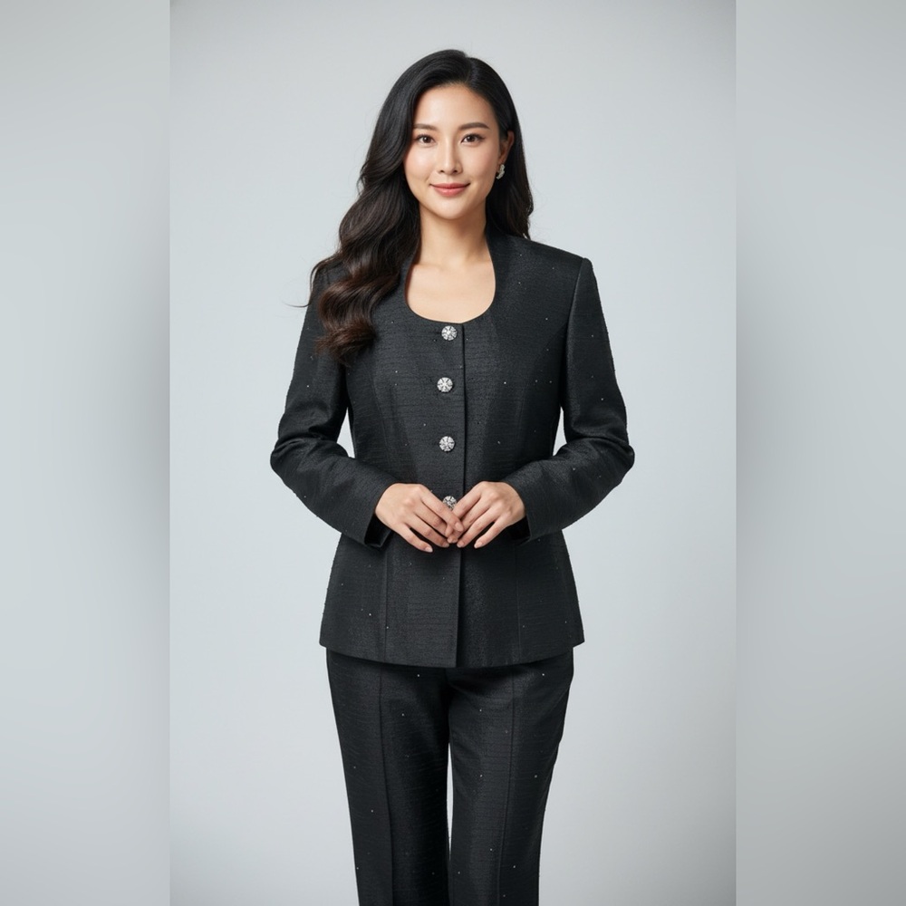 SOLINI New York Elegant Black Women's Jacket size 18